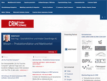 Tablet Screenshot of crm-finder.ch